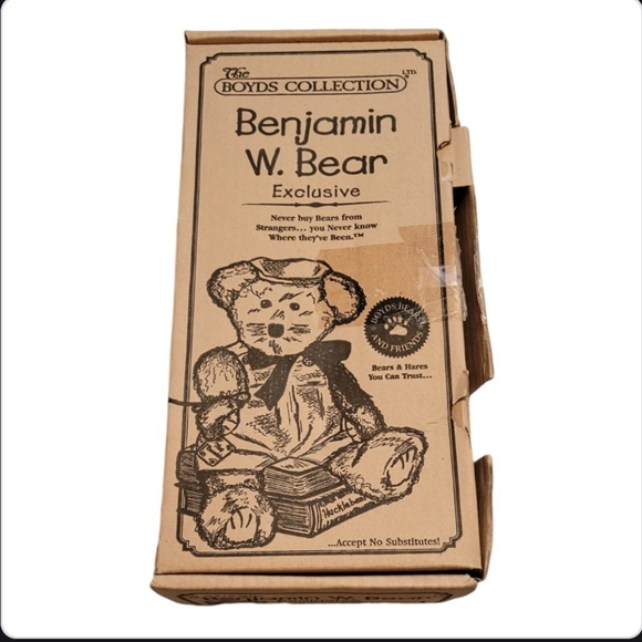 Boyds Bear Benjamin W Bear - Picture 10 of 10